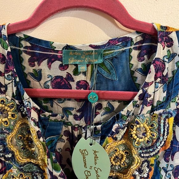 ANTICA SATORIA -- ITALIAN RESORT SHORT DRESS - Picture 4 of 4